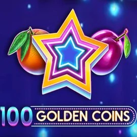 100 Golden Coins online game logo by Amusnet Interactive on wildhub-hu.com