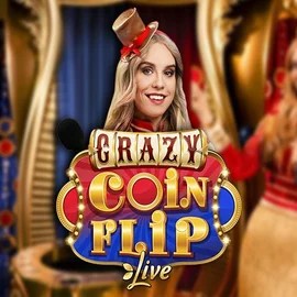 Crazy Coin Flip game by Evolution – logo hosted on WildHub Casino
