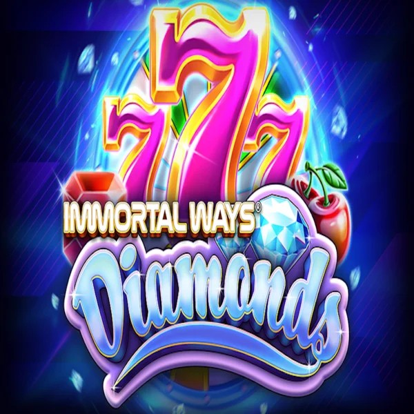 Immortal Ways Diamonds slot logo by RubyPlay at WildHub Casino